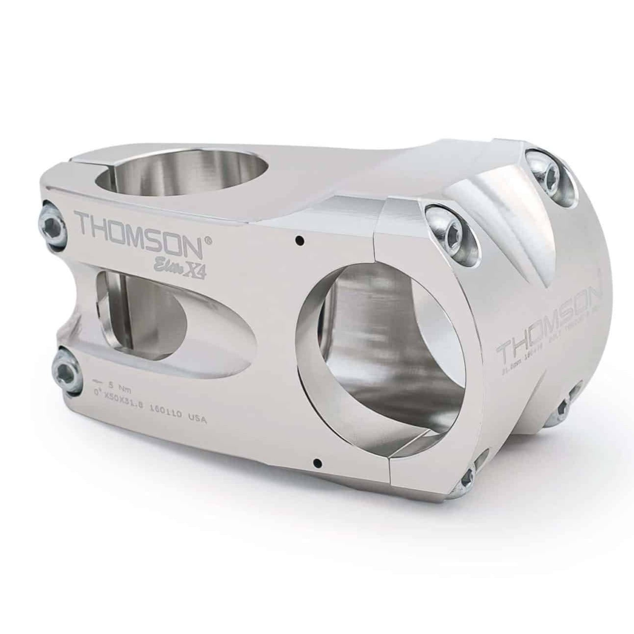 Představec THOMSON ELITE X4 0° Silver