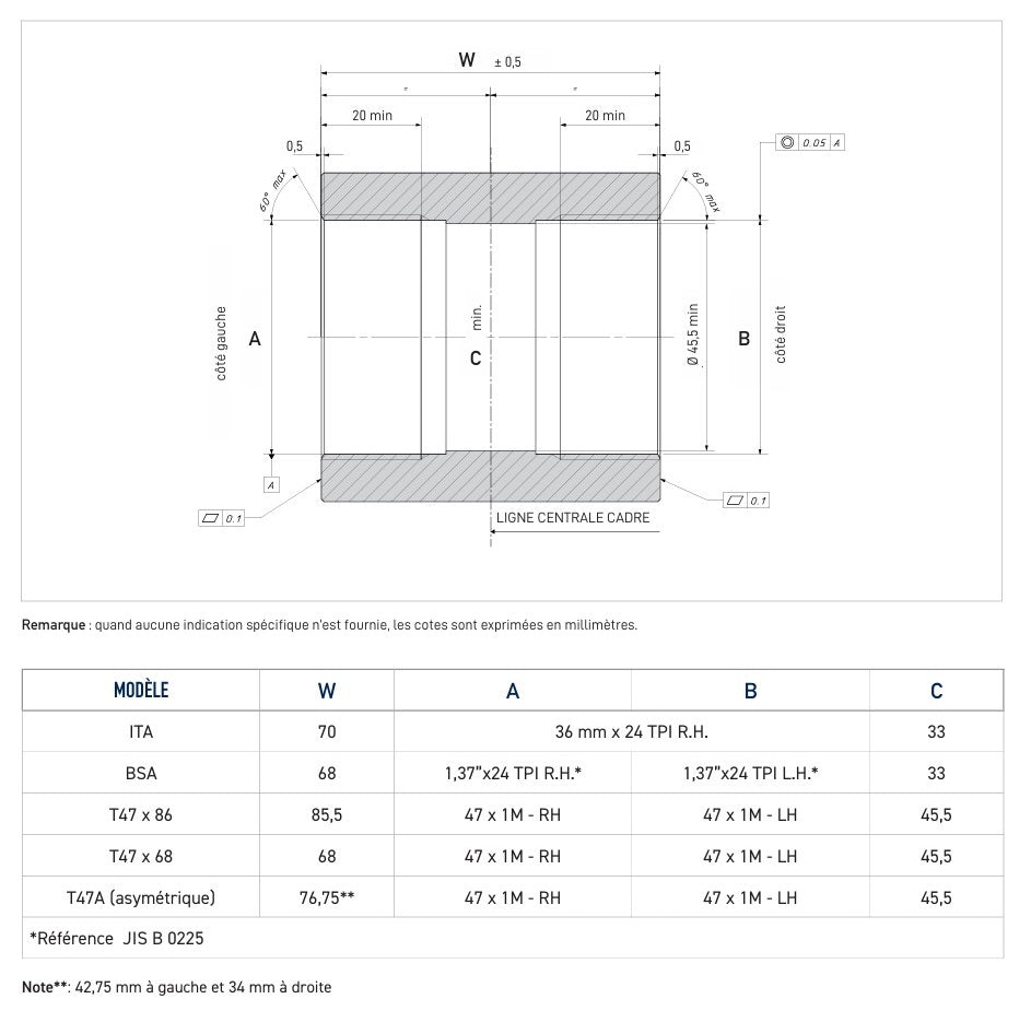 Externí kliková sada CAMPAGNOLO QCK-TECH - T47A