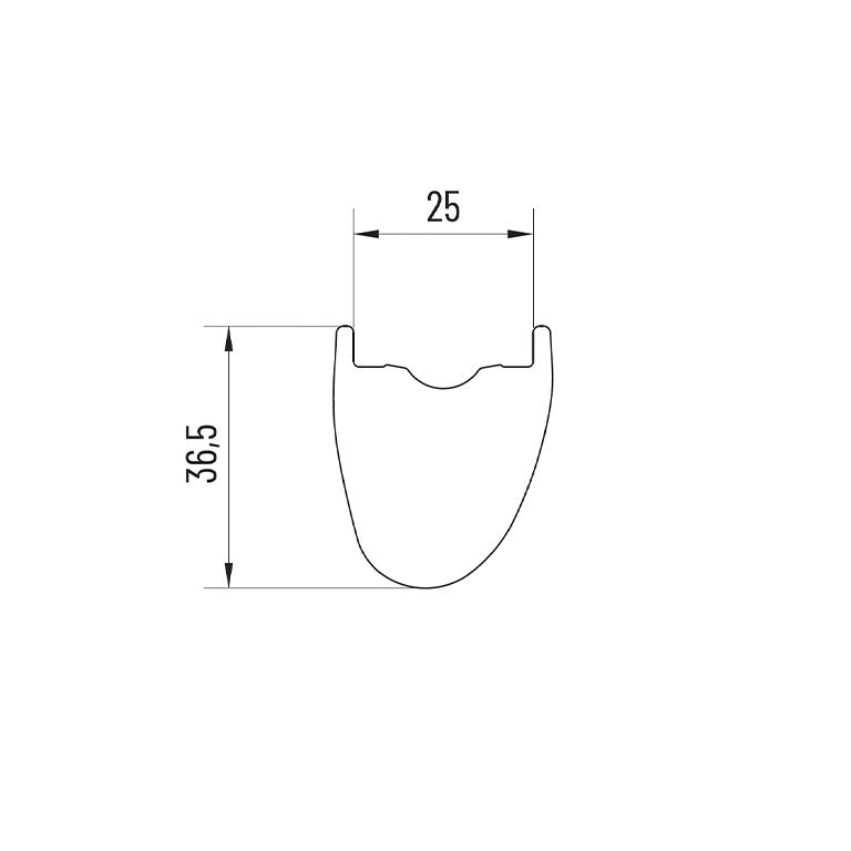 Pár kol MICHE CARBO GRAFF EVO DISC Tubeless Ready (Center Lock)