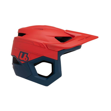 MTB přilba URGE RASCAS Neon Rush Red/Blue