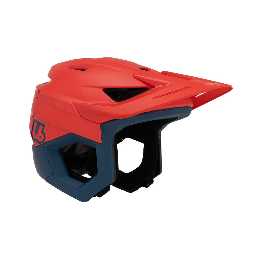MTB přilba URGE RASCAS Neon Rush Red/Blue