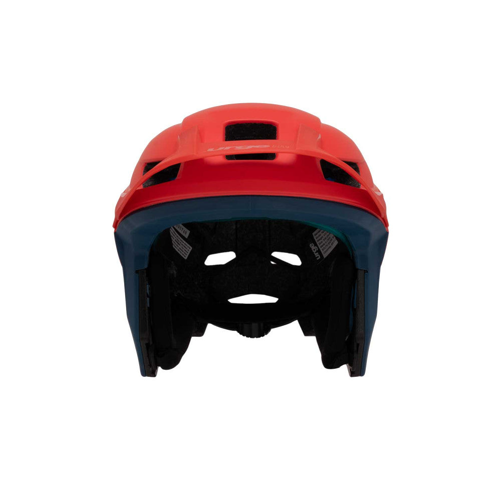 MTB přilba URGE RASCAS Neon Rush Red/Blue