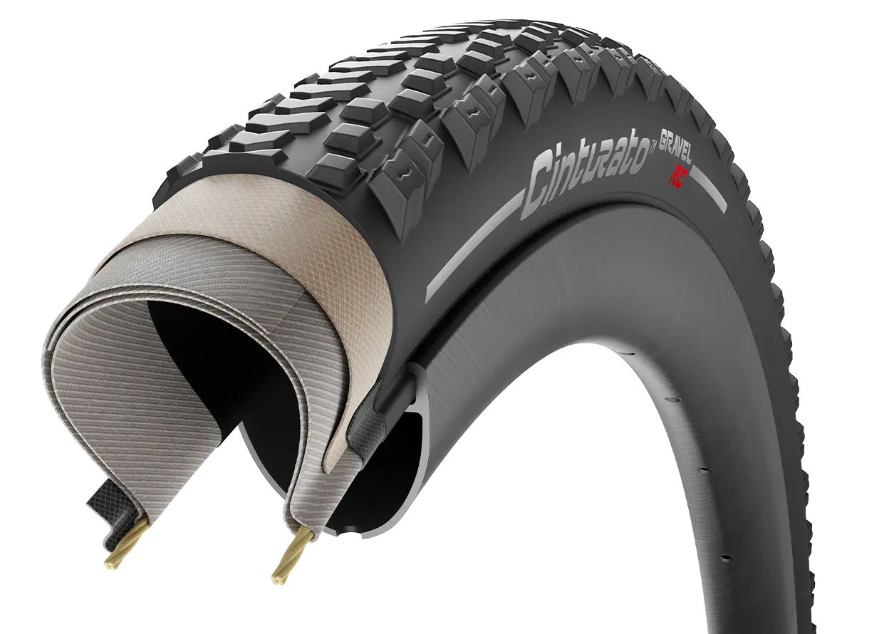 PIRELLI CINTURATO GRAVEL RC 700x35c Tubeless Ready Black pneumatika