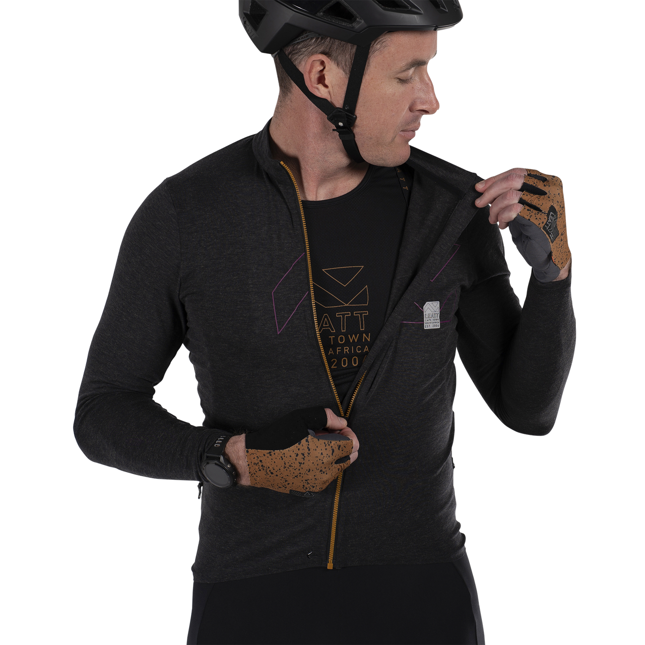 LEATT MTB ENDURANCE 4.0 Long Sleeve Jersey Black
