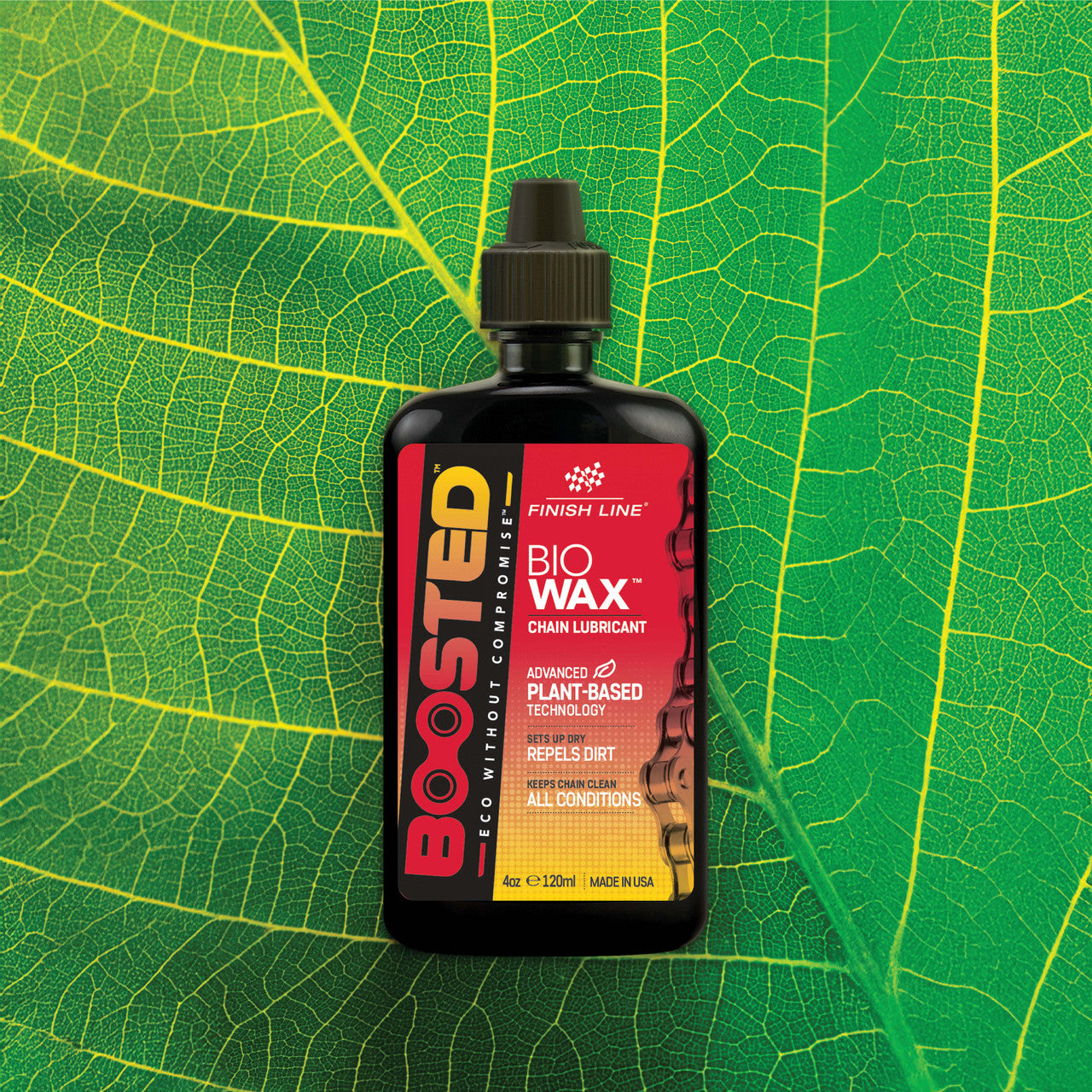Mazivo na řetěz FINISH LINE BOOSTED™ BIO WAX (120 ml)