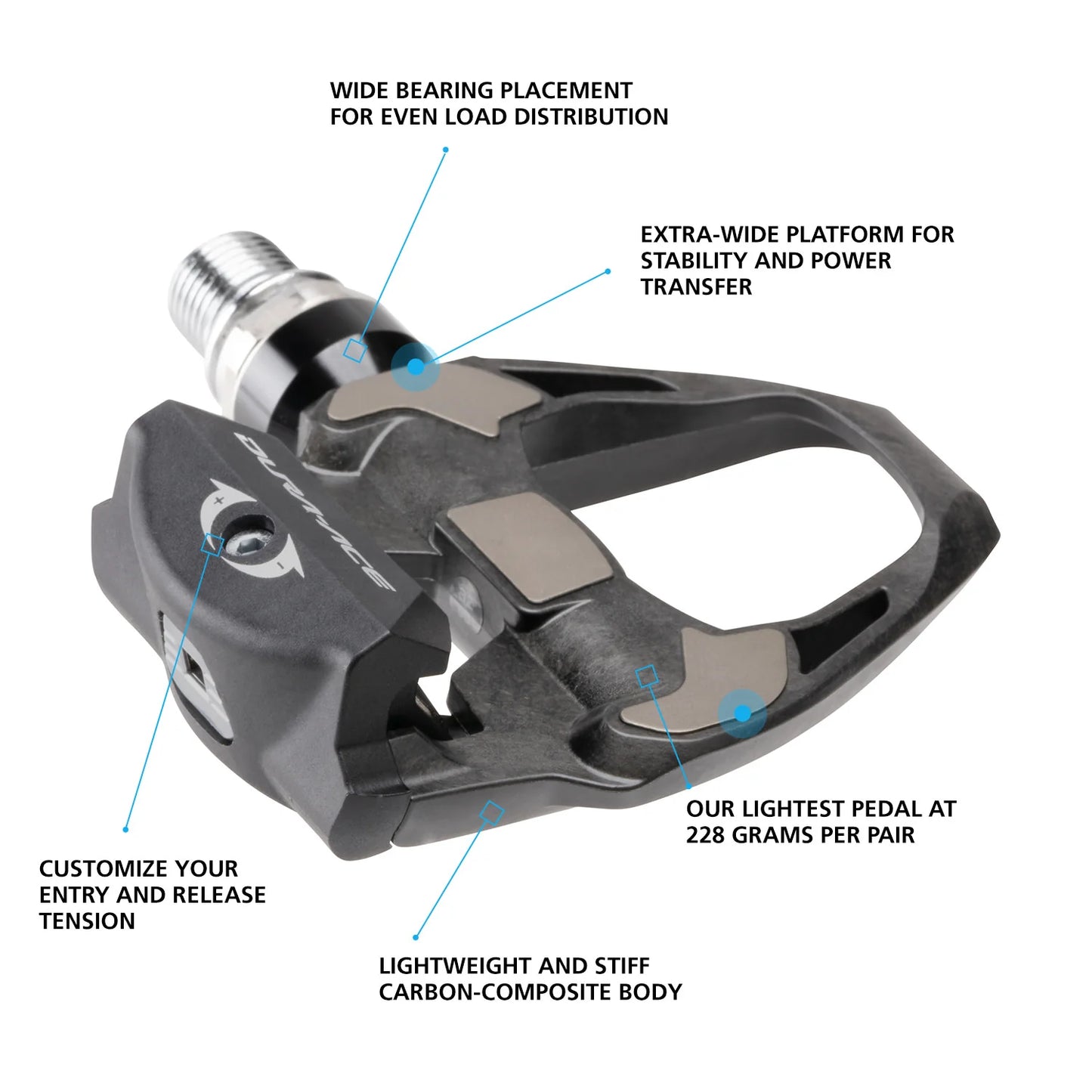 Pedály SHIMANO DURA-ACE R9100