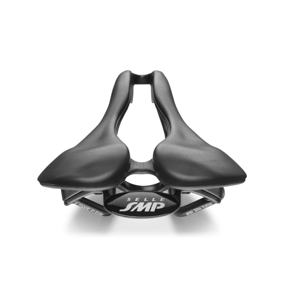 SMP EVO20C sedlo 140 mm široké černé kolejnice z nerezové oceli