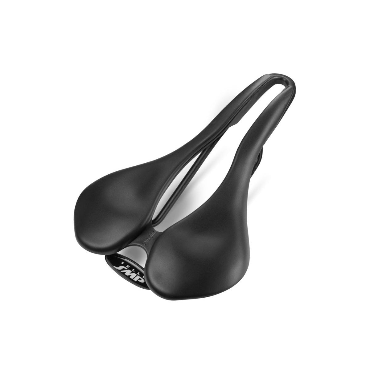 SMP EVO30C Sedlo 150 mm široké černé kolejnice z nerezové oceli