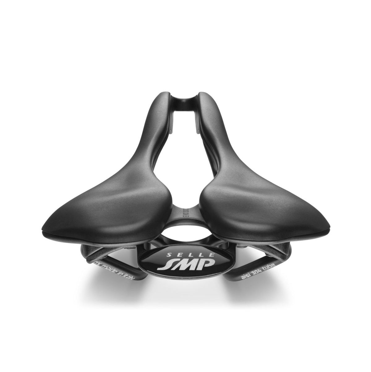 SMP EVO30C Sedlo 150 mm široké černé kolejnice z nerezové oceli