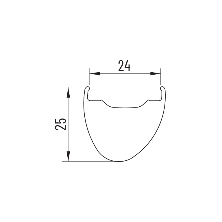 Pair of MICHE GRAFF XL DISC Tubeless Ready Wheels (Center Lock)