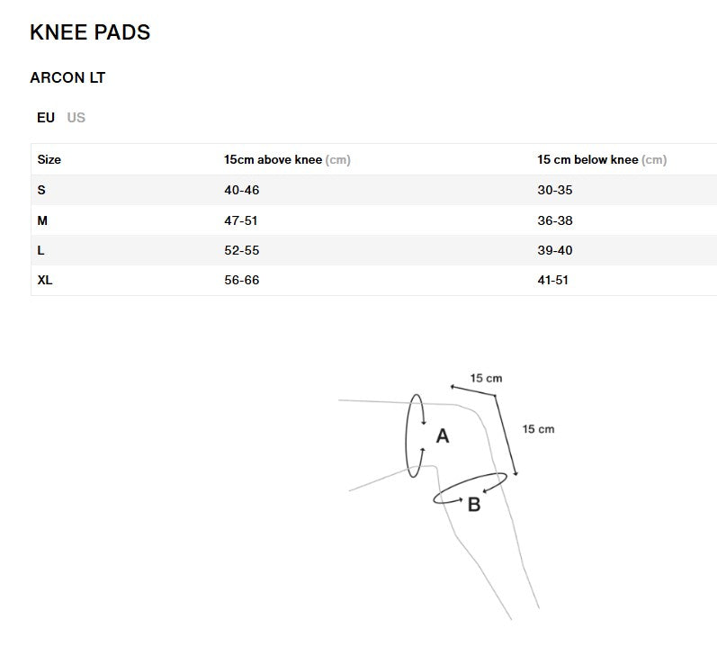 ION ARCON LT Knee Pads Black