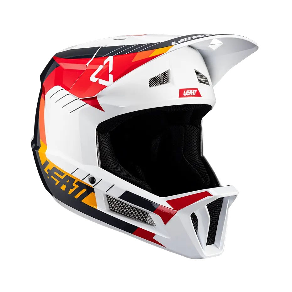 Přilba LEATT MTB GRAVITY 2.0 bílá/červená
