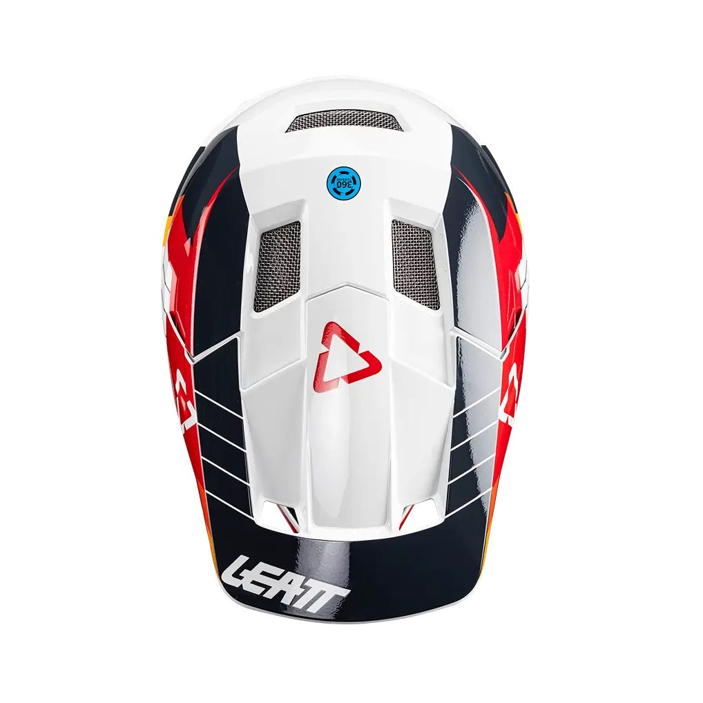 Přilba LEATT MTB GRAVITY 2.0 bílá/červená