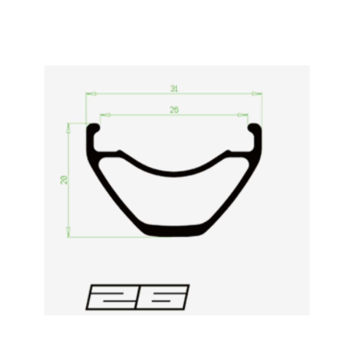 Zadní kolo HOPE FORTUS 26 W 29" PRO 5 12x148 mm Červené
