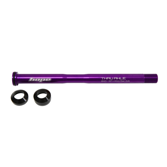Náprava zadního kola HOPE 164,5-167 mm #HTAR167 Purple