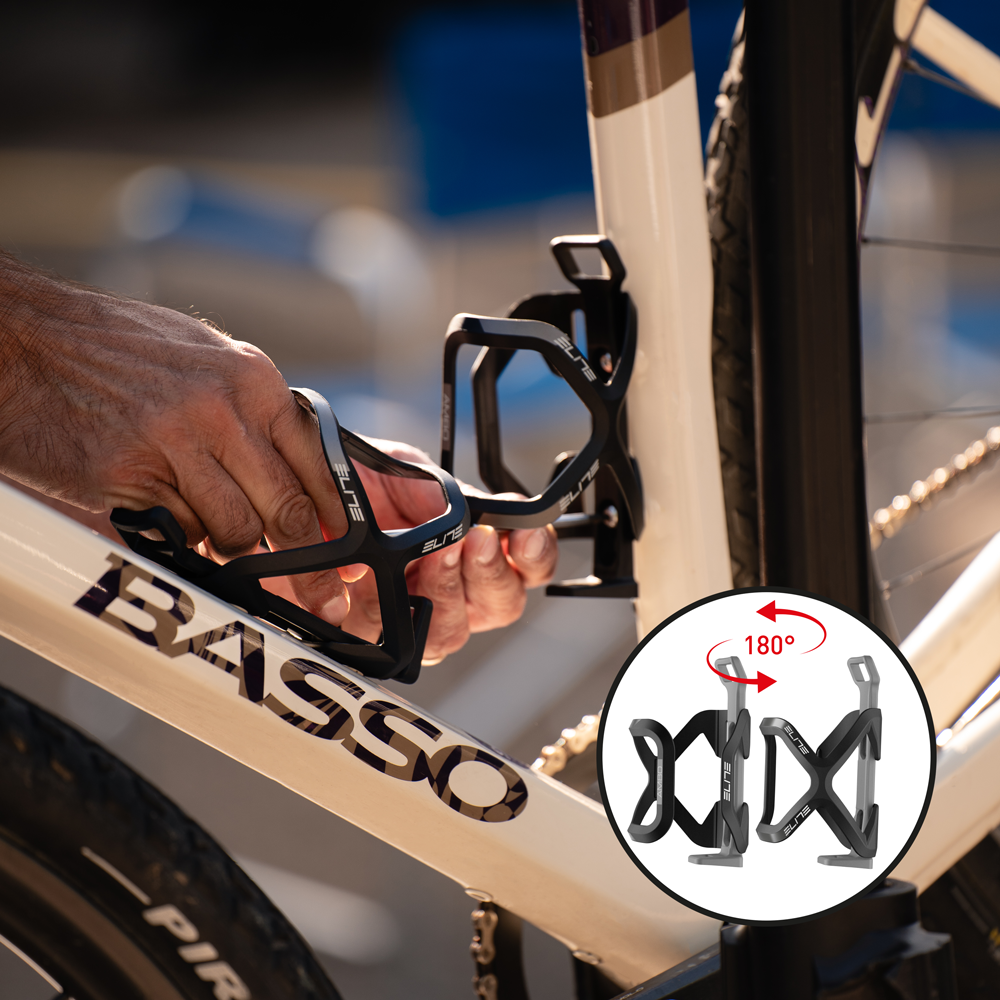 ELITE AMBO bottle cage Black