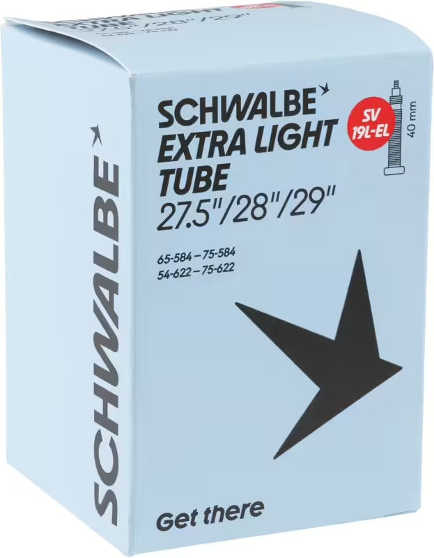 Duše SCHWALBE EXTRA LIGHT SV 19L 27,5/29 × 2,10/3, ventil Presta, 40 mm