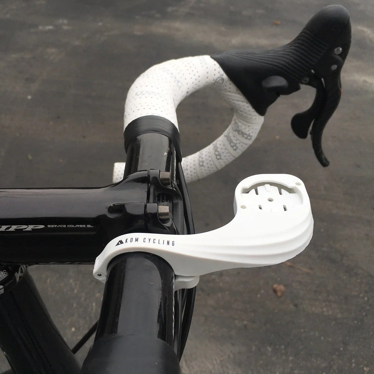 WAHOO KOM CYCLING GPS držák na řídítka bílý