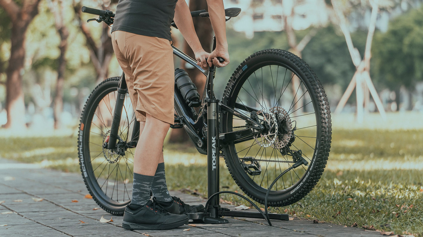 TOPEAK JOE BLOW MOUTAIN EX Foot Pump Black