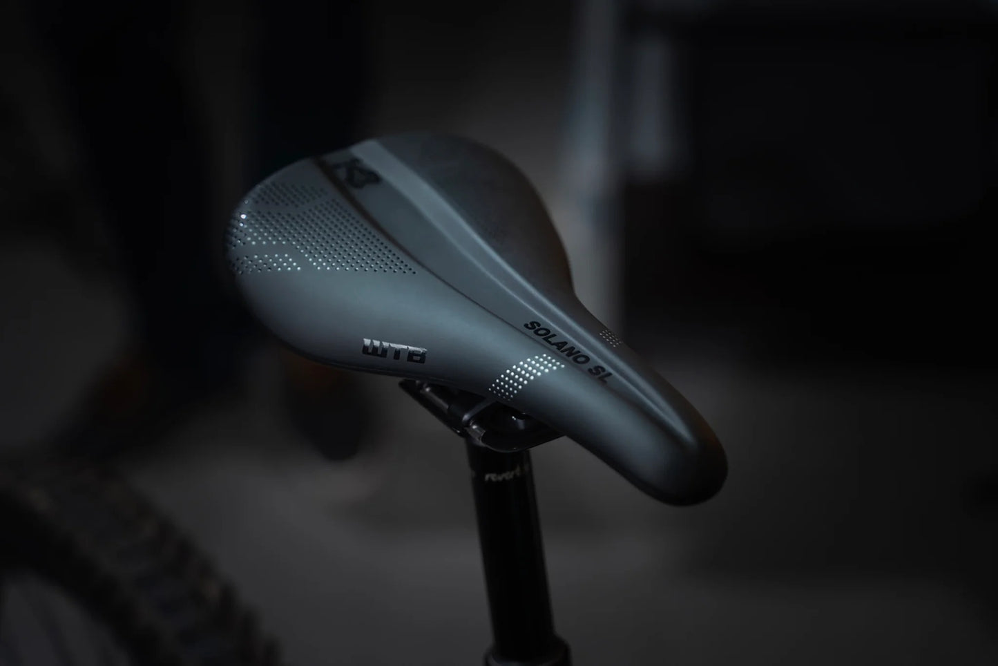 WTB SOLANO SL 157mm Black Titanium Rails Saddle