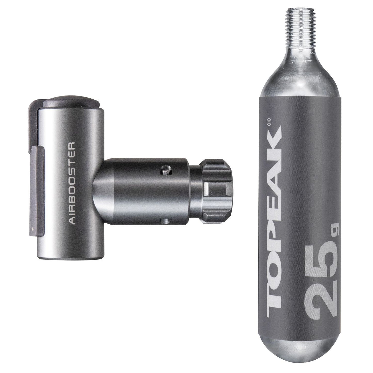 TOPEAK CO2 odpalovací kolík + 25 g CO2 kartuše se závitem (x1)