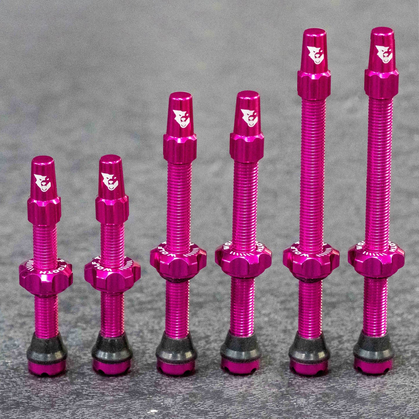 Set of 2 Tubeless Valves WOLF TOOTH Pink