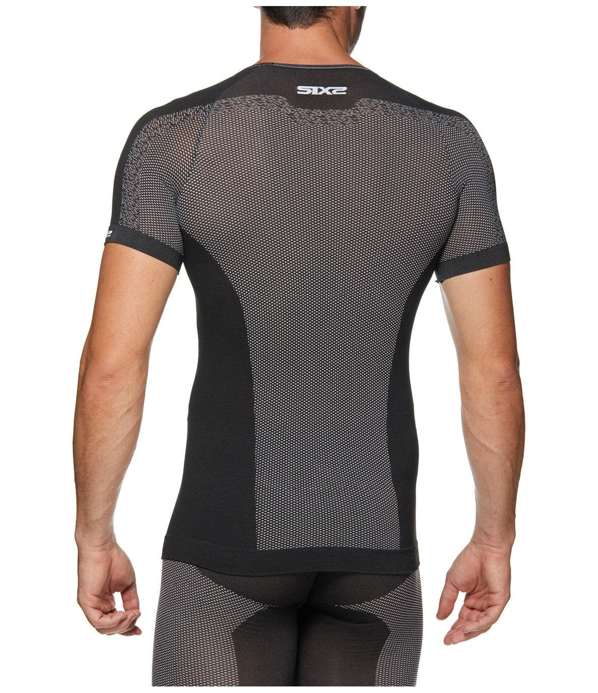 SIXS TS1L BT Spodní prádlo s krátkým rukávem Carbon Black