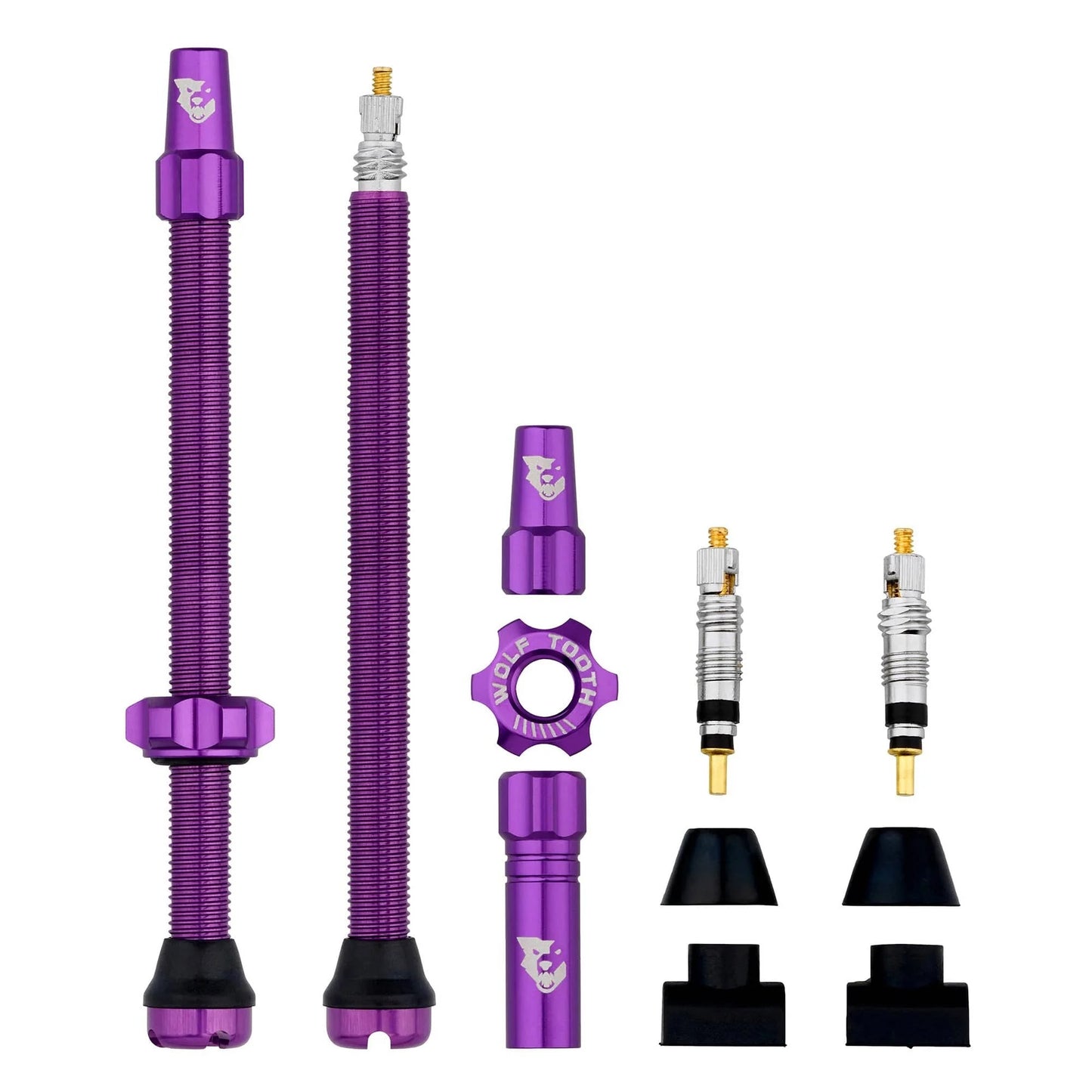Set of 2 Tubeless Valves WOLF TOOTH Violet