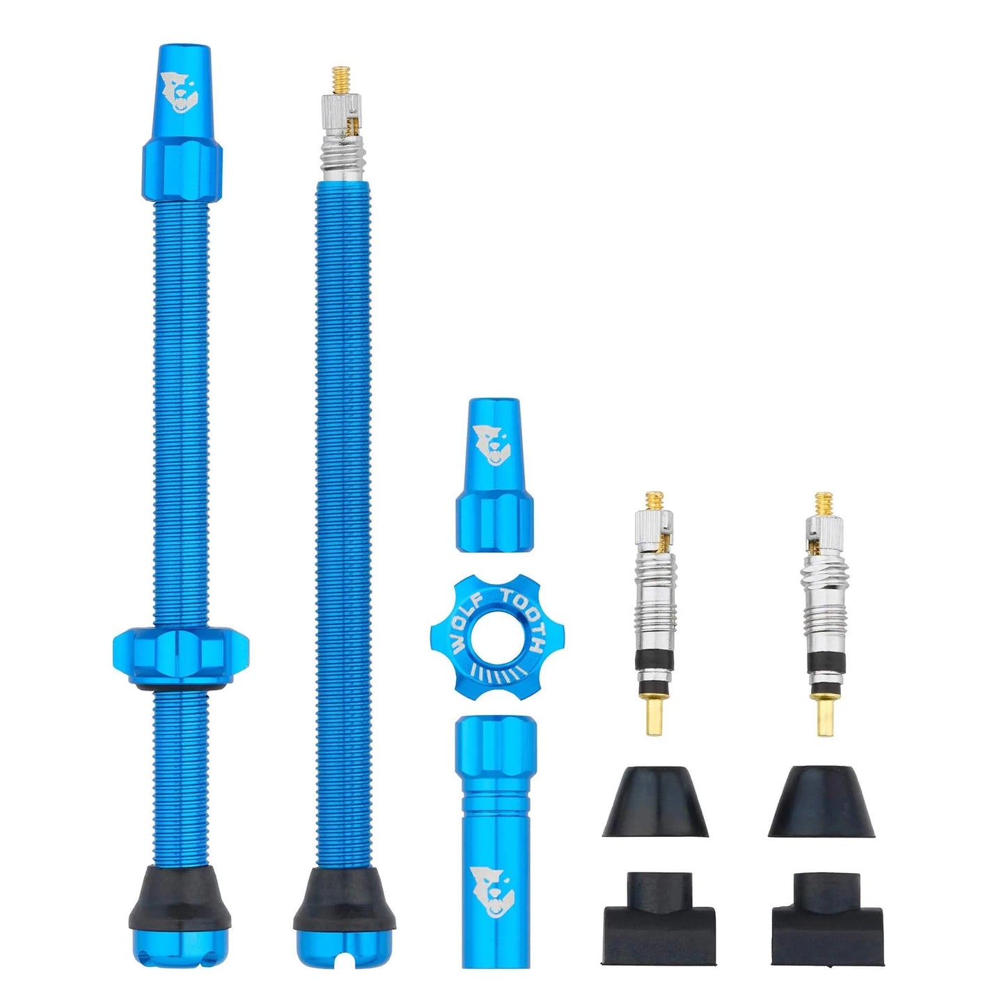 Sada 2 bezdušových ventilků WOLF TOOTH Blue