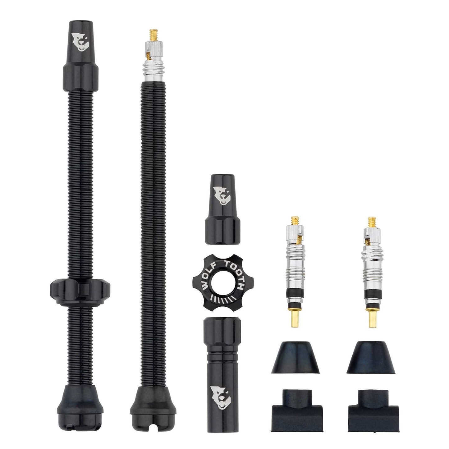 Set of 2 WOLF TOOTH Tubeless Valves Black