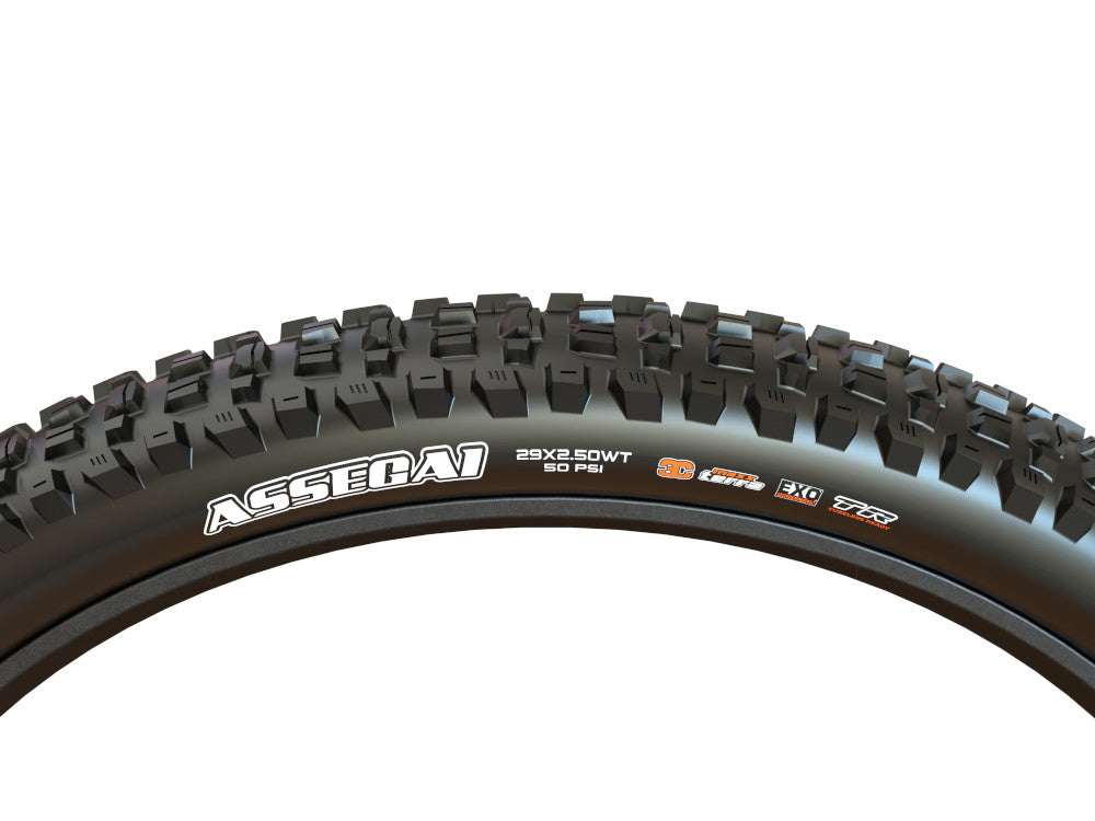 Pneumatika MAXXIS ASSEGAI 29x2.50 WT DH E50 3C MaxxGrip Tubeless Ready Soft Black