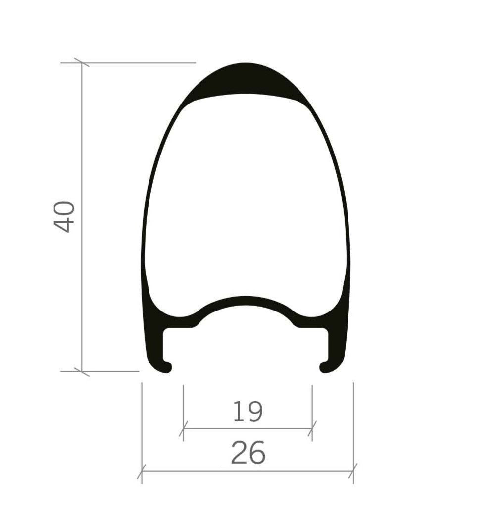 Pár kol Vision Metron 40 SL Tubeless Ready (Center Lock)