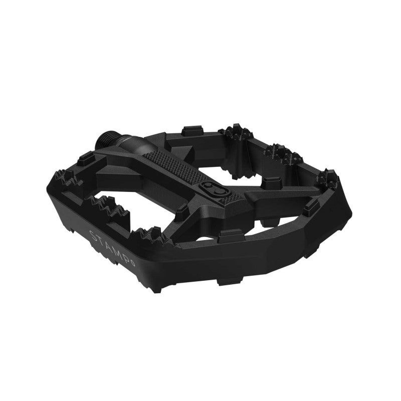 CRANKBROTHERS STAMP 0 široké ploché pedály černé