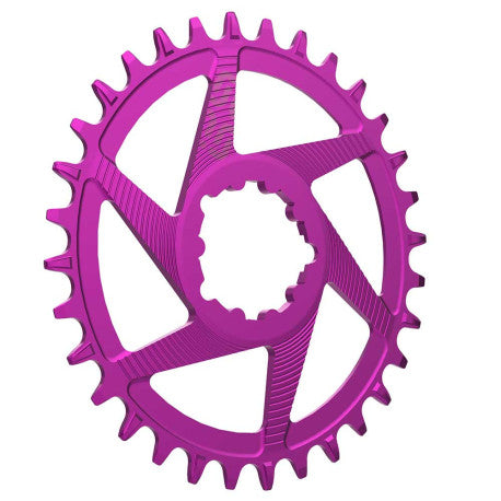 E-THIRTEEN HELIX RACE 11/12V přímá montáž SRAM Boost Offset 3mm Violet Mono řetězový kroužek