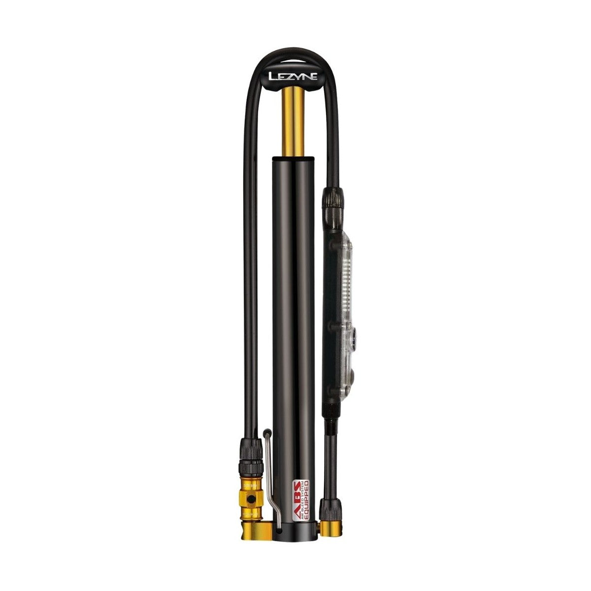 LEZYNE MICRO FLOOR DRIVE DIGITAL HPG Kompaktní nožní pumpa černá