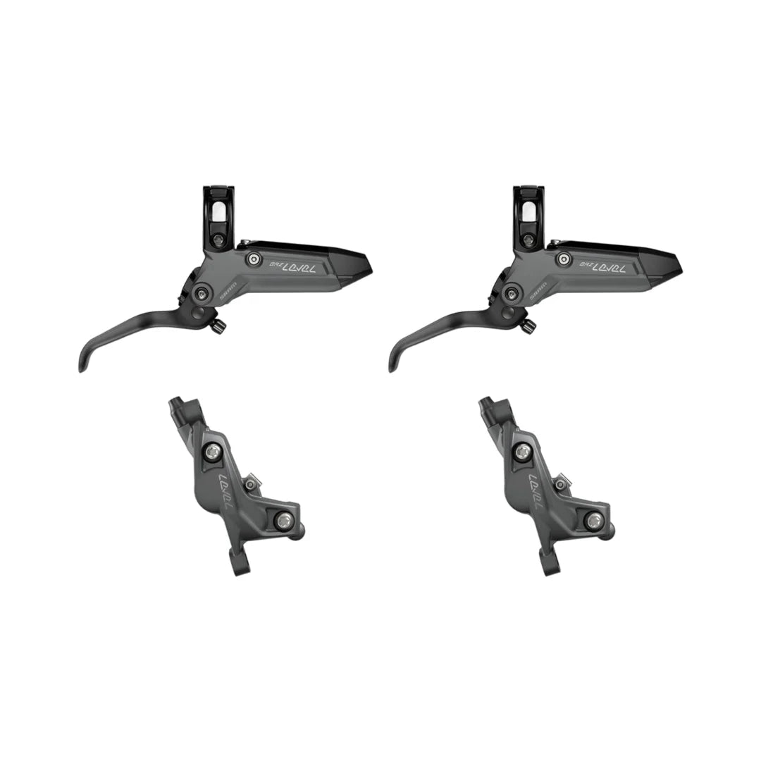 Pár 4pístkových brzd SRAM LEVEL BRONZE STEALTH Grey