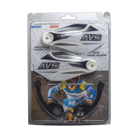 AVS KIT DECO Alu chránič ruky Bílá/černá