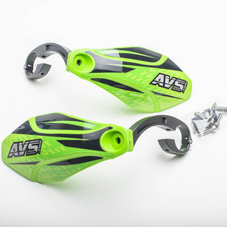 AVS KIT DECO Alu chránič ruky Světle zelená/černá