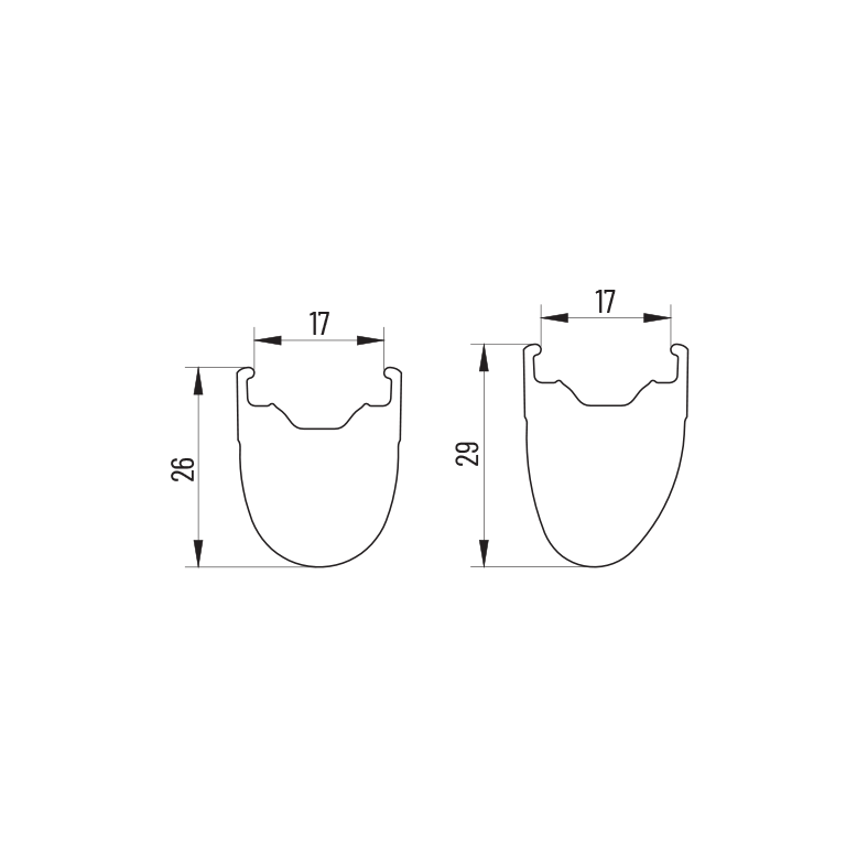 Pár kol MICHE RACE PRO 2 LIGHT s pneumatikami