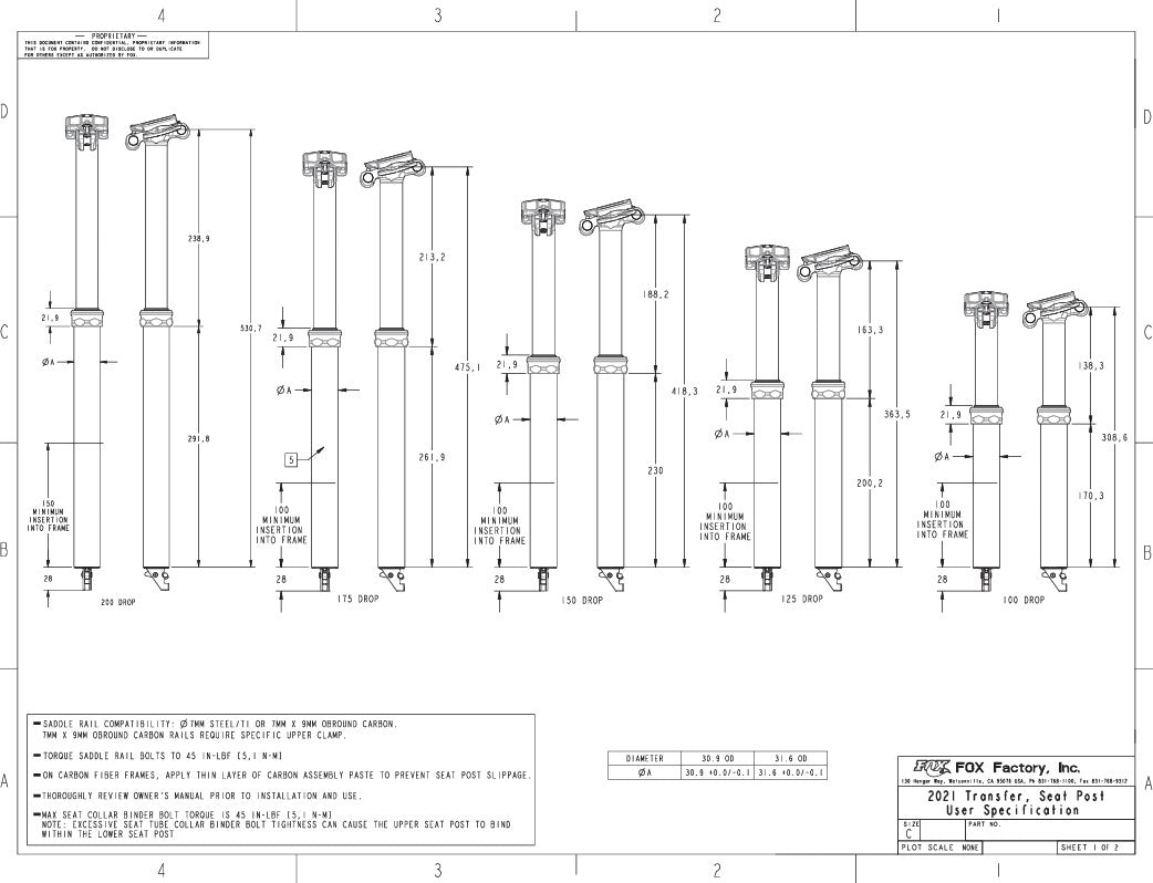 Teleskopická sedlovka RACE FACE TURBINE R