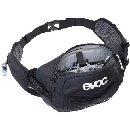 EVOC HIP PACK 3 l + 1,5 l vak na vodu černý