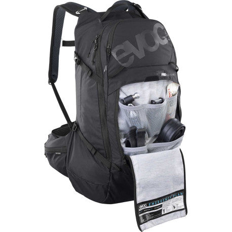 Batoh s hřbetní částí EVOC TRAIL PRO BLACKLINE 26 L Black