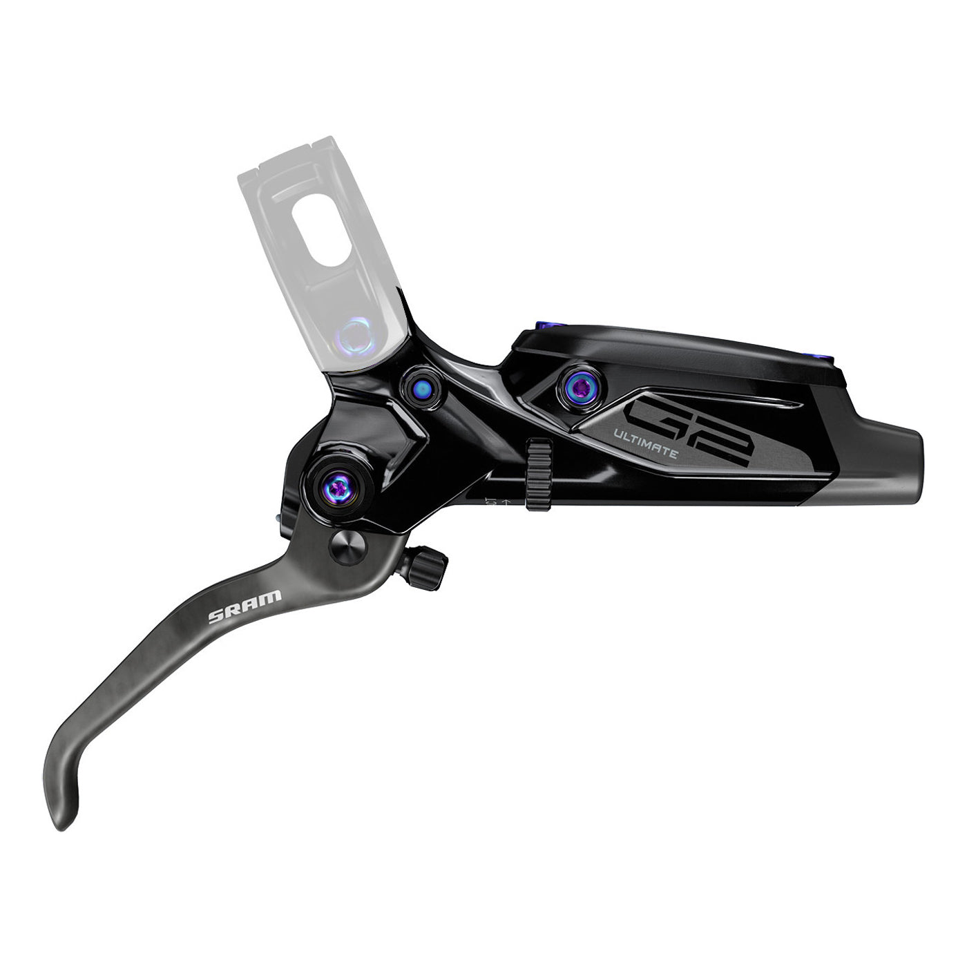 Kompletní páka SRAM G2 Ultimate (A2) lesklá černá Rainbow Hardware #11.5018.052.011