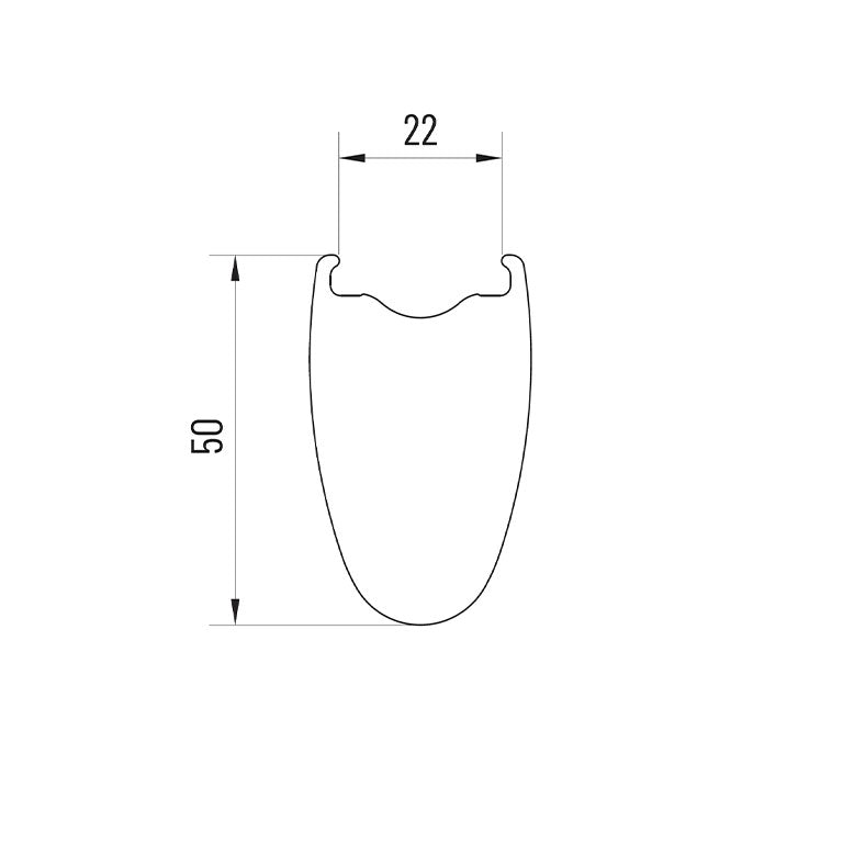 Pár kol MICHE SWR EVO 50 DISC Tubeless Ready (Center Lock)