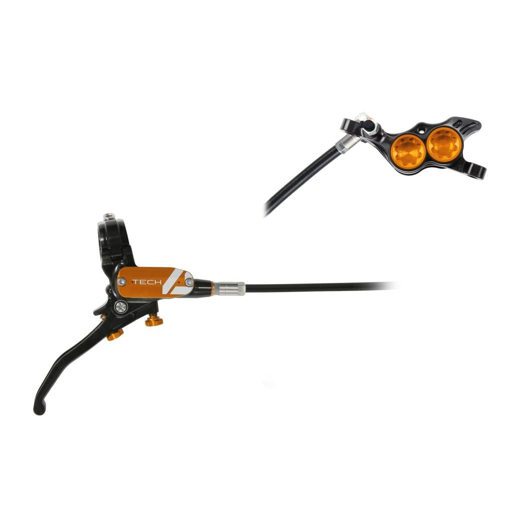 HOPE TECH 4 E4 Zadní brzda oranžová