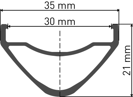 Pár kol DT SWISS EX 1700 SPLINE 30 mm 29" 15x110/12x148 mm Boost
