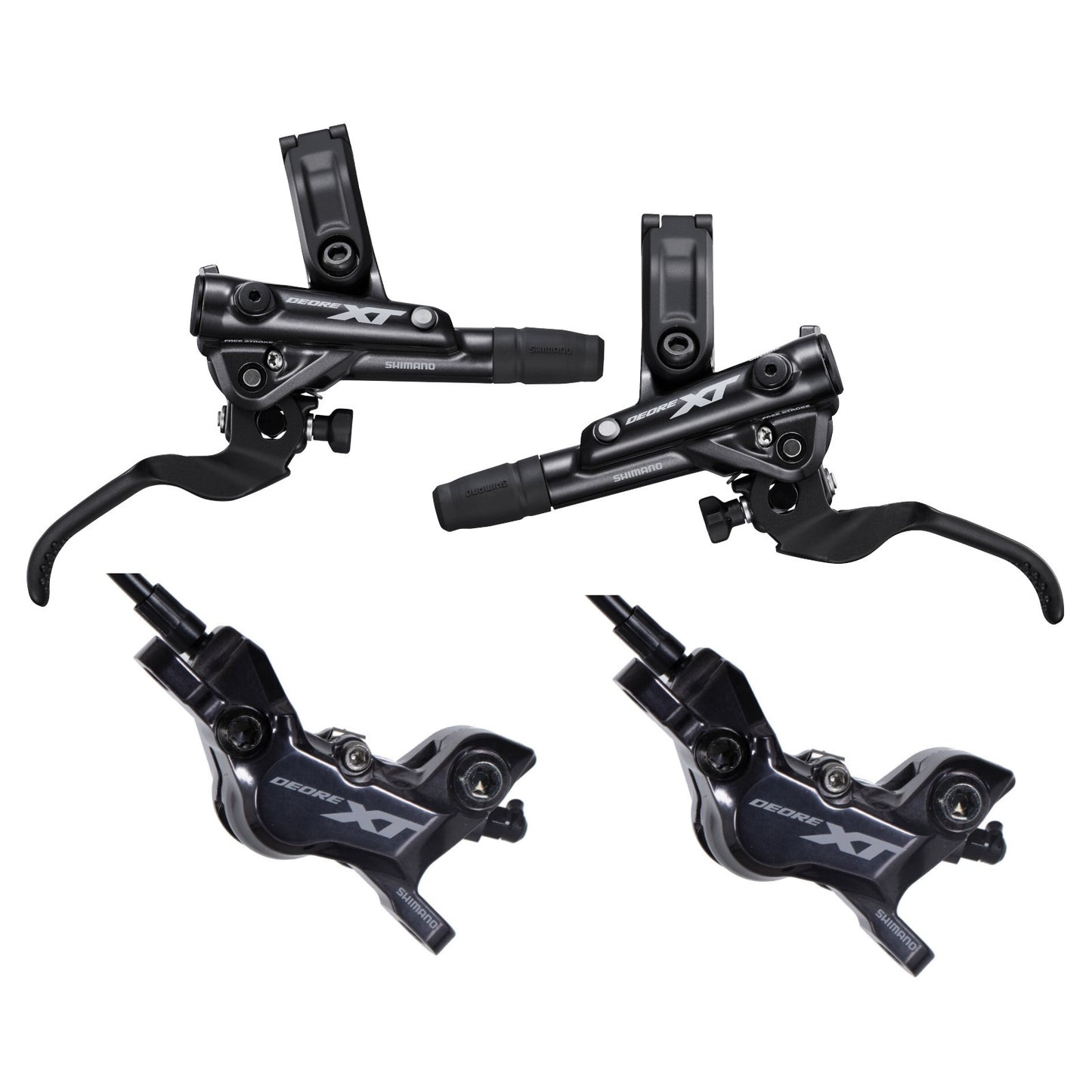 Pár bezdiskových brzd SHIMANO XT M8120 4 Piston J-KIT