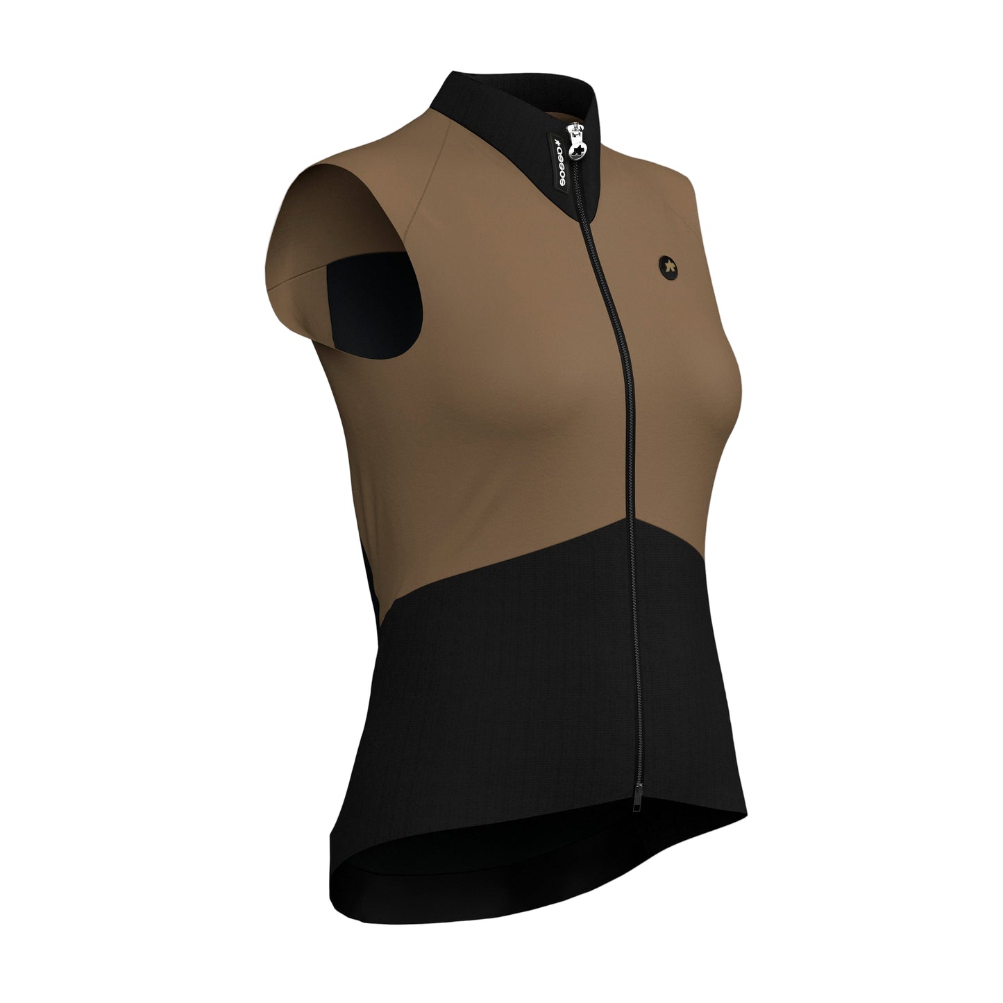 ASSOS UMA GTV S11 Dámská bunda bez rukávů Terra Sand