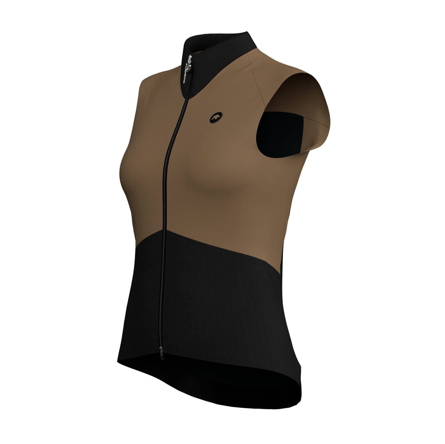 ASSOS UMA GTV S11 Dámská bunda bez rukávů Terra Sand