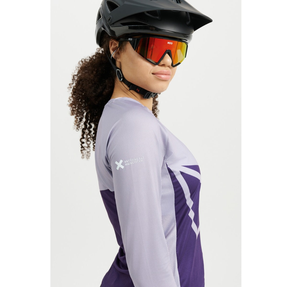 Dámský MTB dres s dlouhým rukávem USWE BERG Lavender